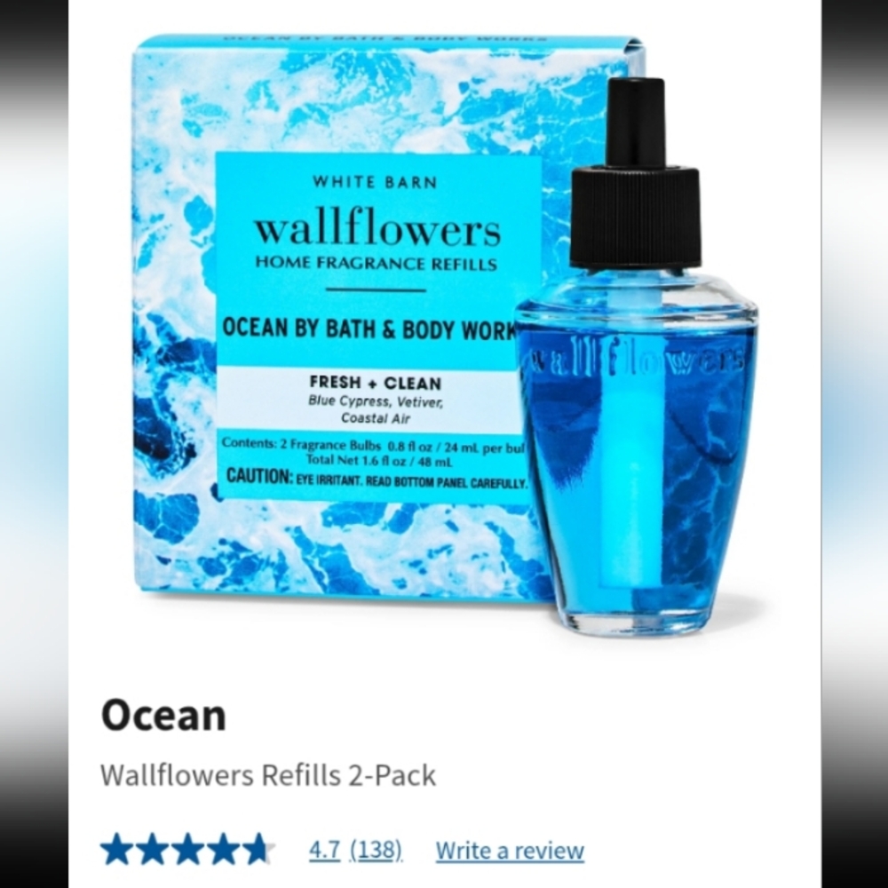 Bath & Body Works Blue Wallflowers Refills 2-Pack